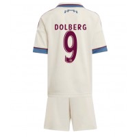 Fotbalové Dres Ajax Kasper Dolberg #9 Dětské Alternativní 2025-26 Krátký Rukáv (+ trenýrky)